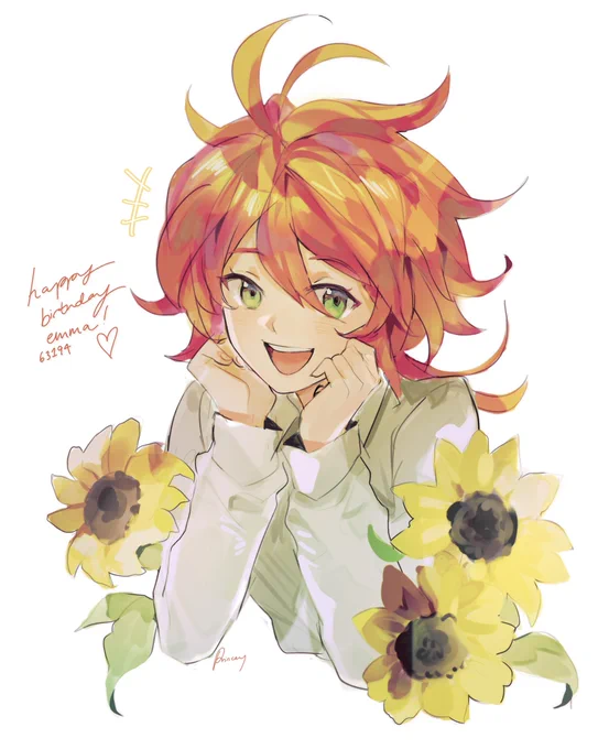 im lateeee but happy bday #63194エマ誕生祭2022 