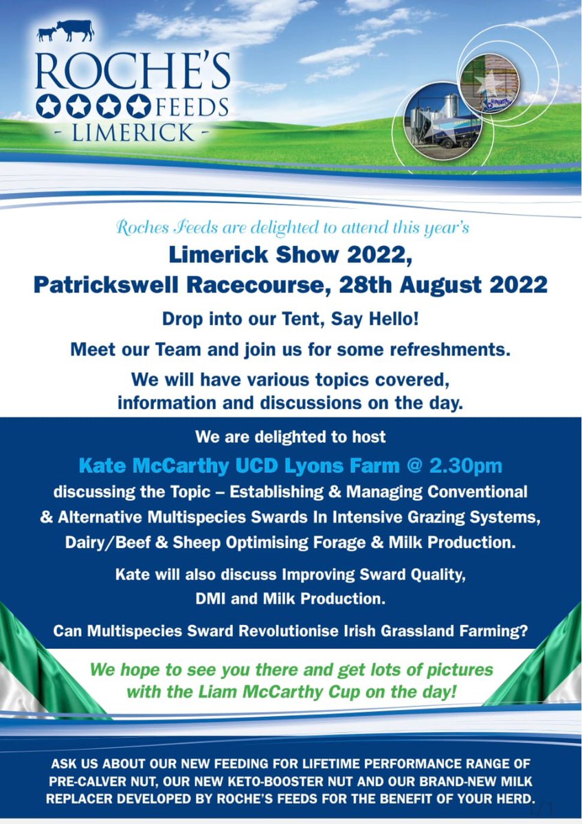 rochesfeeds's tweet photo. Looking forward to welcoming you all to the @LimerickShow this Sunday https://t.co/xV8rmOmHY8