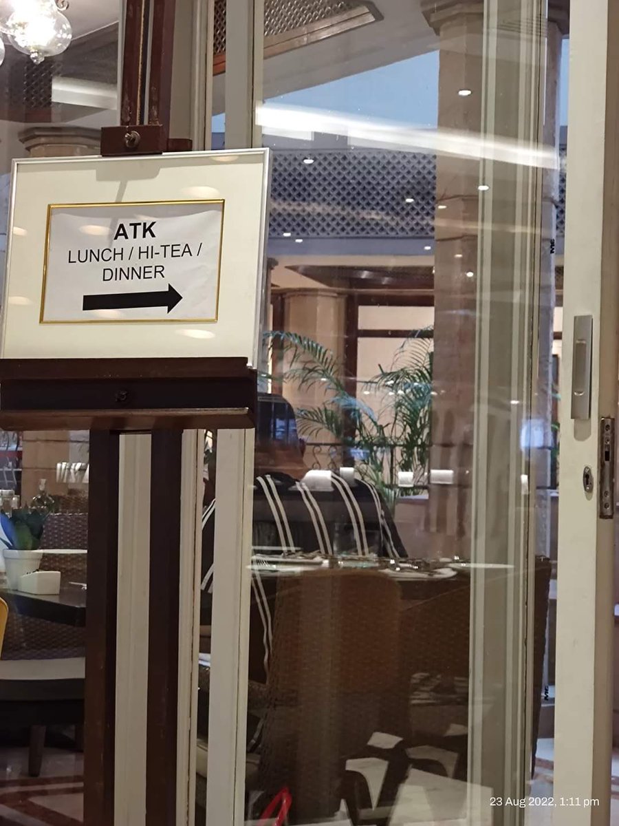 MohunBaganFans's tweet photo. This is in the team hotel of " ATK " .. probably @TajBengal Kolkata. 

And, then few of our fans think this is their Mohun Bagan. 

We proudly say, #RemoveATK else #ATKMBisnotmyclub https://t.co/VAvmxoBX7o