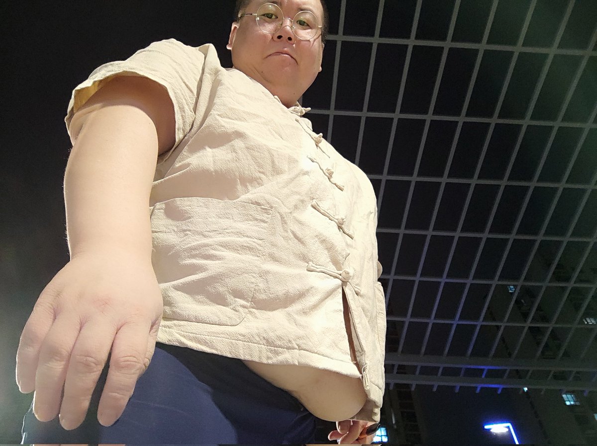 自恋老头子的自拍四联