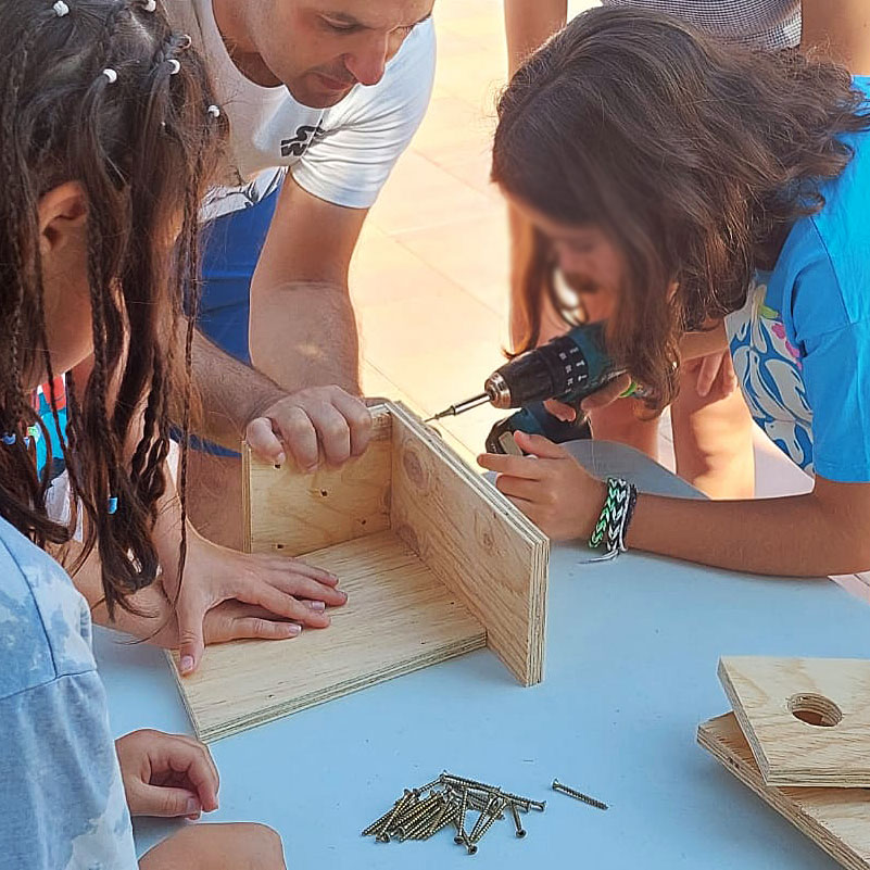 BirdingAragon's tweet photo. 😍 Fantásticas las casitas que prepararon nuestros jóvenes ornitólogos en #Castillonroy 
🦉 Una actividad con @CEDERORIENTAL1 para acercar las aves a los más jóvenes y para preparar el cobijo para algunos de los ejemplares que visiten sus bosques 
💚 https://t.co/oxZvRt64wE https://t.co/iYS5UtCju8