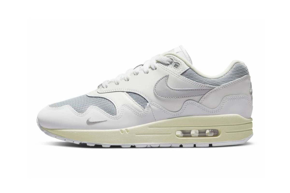 viewsfrance's tweet photo. La Patta x Nike Air Max 1 "White" sortira le 26 août ⚪ https://t.co/tZTL5A5RNF