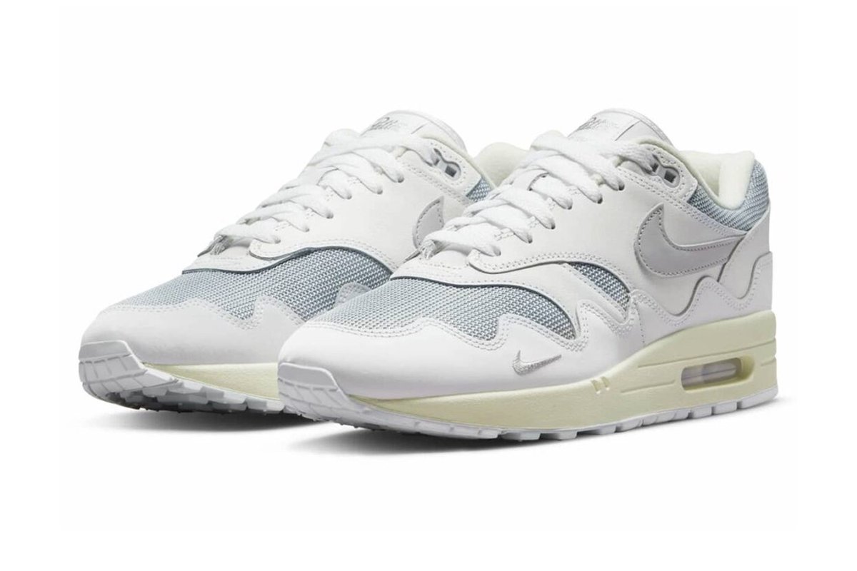 viewsfrance's tweet photo. La Patta x Nike Air Max 1 "White" sortira le 26 août ⚪ https://t.co/tZTL5A5RNF
