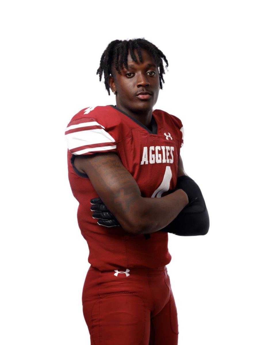 nmsugoaggies's tweet photo. 4 Days till Aggie Football #4 5’11” 185lb JR DB from Temple HS in Temple, TX @BJSculark BJ Sculark. Appeared in several games last year. Plays big in big games. Look for #4 on Saturday! #AggieCountDown #AggieD https://t.co/V3SYzYflKq