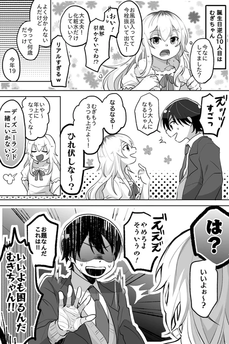 誕生日逆凸 むぎちゃんのターン
#金剛力也像 #むぎあーと 