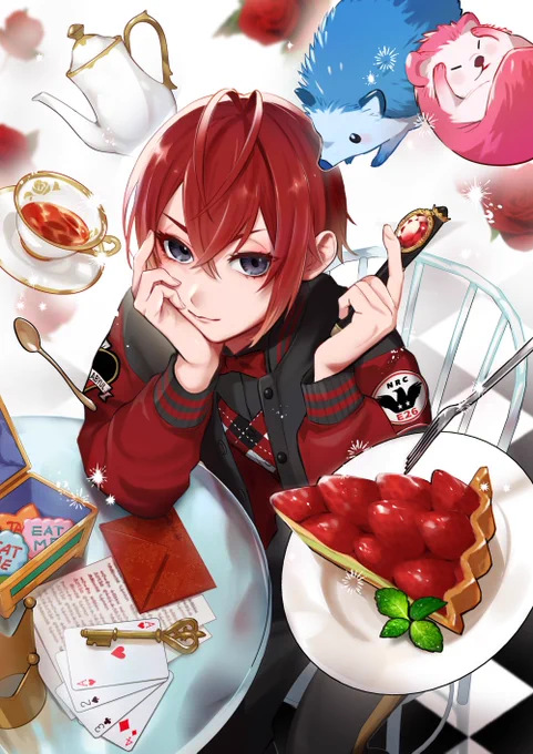 #リドル・ローズハート誕生祭2022#リドル・ローズハートくんお誕生日会君をつくるものが 君の好きなものでありますように Happy birthday!! 