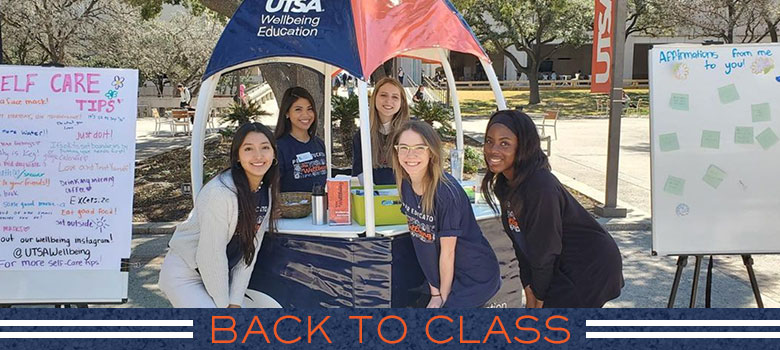 UTSA's tweet photo. Wellness and wellbeing is about more than physical health. @UTSAWellbeing supports student success in many ways, through programs, events, trainings, @UTSARecovery, and more. 

Learn more: https://t.co/Uo4t1qAMVN

#UTSA #UTSAFall22 #UTSA26 #UTSA25 #UTSA24 https://t.co/YzcnjJSFlk