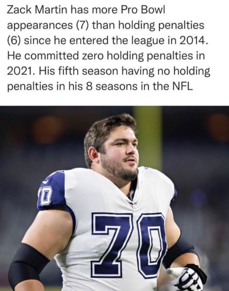 This blew my mind. Zack Martin needs his damn respect. #DallasCowboys #CowboysNation