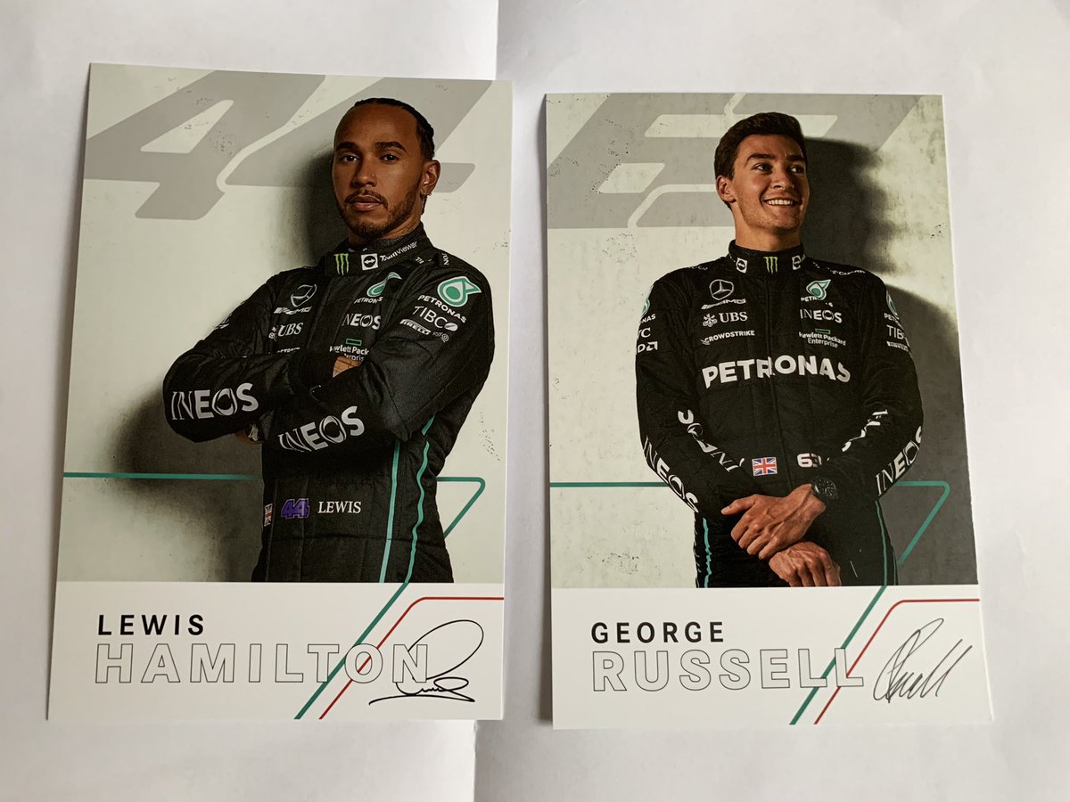 rob_woj's tweet photo. Thank you @MercedesAMGF1 #drivercards https://t.co/5OPnPF81OD