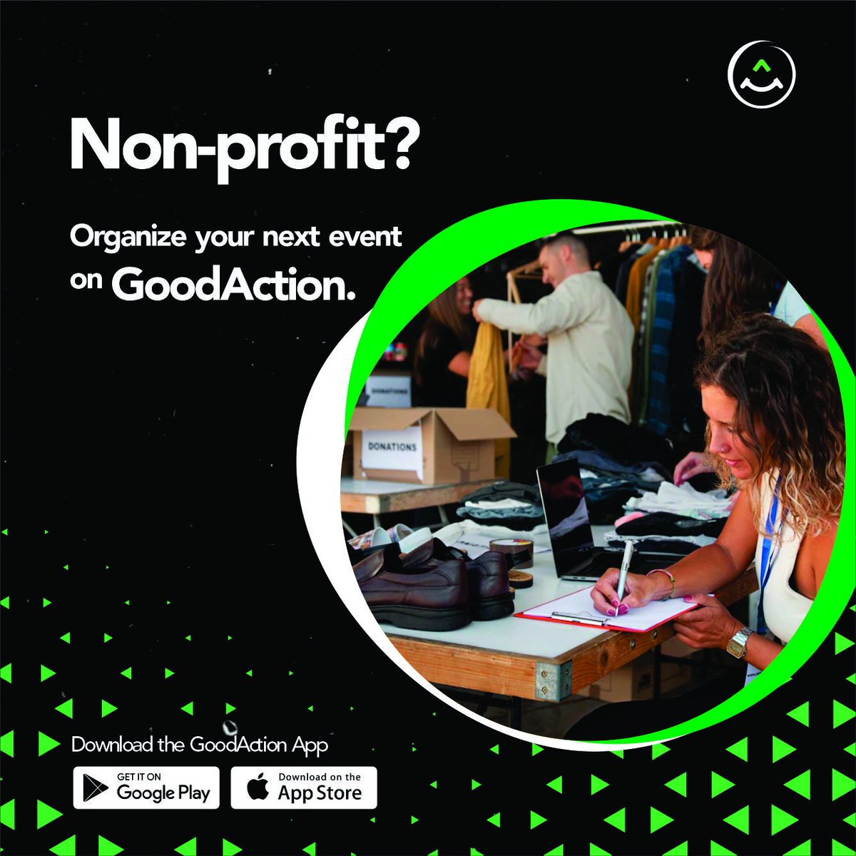 GoodActiontech's tweet photo. Non-profits, we've got you covered.  

#goodaction #donation #charity #atlanta
#support #community #fundraising #donations  #nonprofitorganization #volunteering #nonprofits #CharityTuesday https://t.co/BN8ku4DNsQ