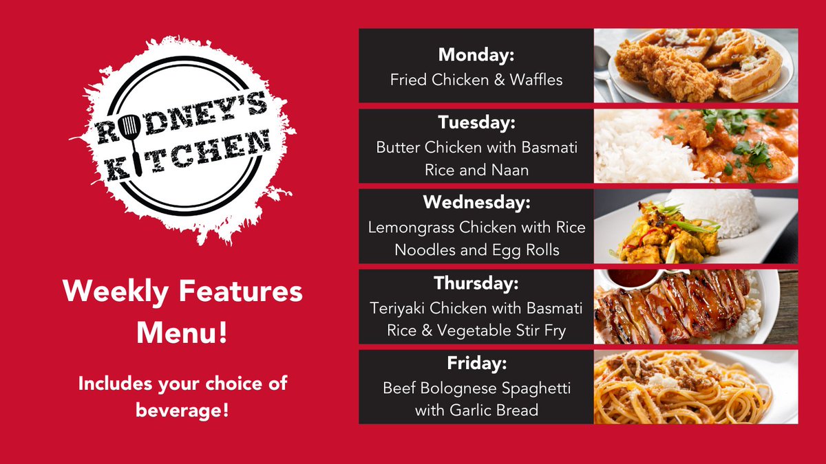 CarletonDining's tweet photo. It's the perfect day for you to stop by by Rodney's Kitchen's for today's delicious daily feature! We are serving Butter Chicken 🍲 with Basmati Rice 🍚 & Naan! #rodneyskitchen #foodtruck #dailyfeature @MyCarletonU https://t.co/PWgLGTwJwu