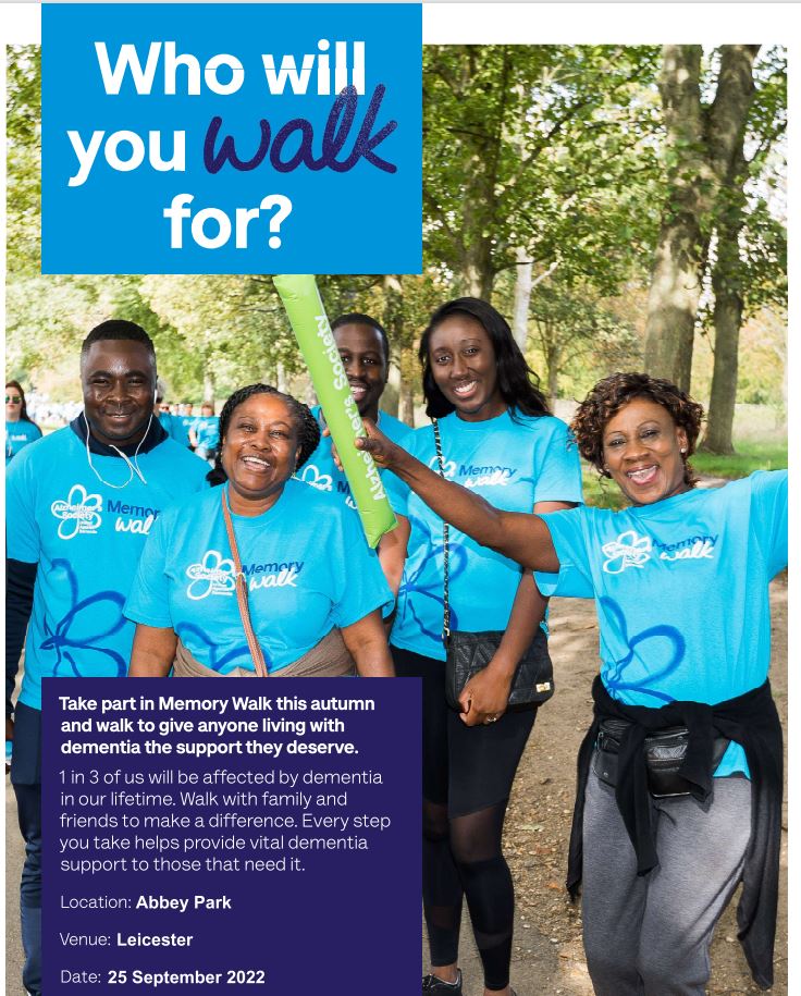 HeidiAlz's tweet photo. Leicester Memory Walk is back for 2022!
Memory Walk is a family-friendly, sponsored walk, for individuals, or friends and family groups. It’s free to sign up and open to all. Who will you walk for?

https://t.co/QATIHEkvNi https://t.co/Z9OYzu6d2n
