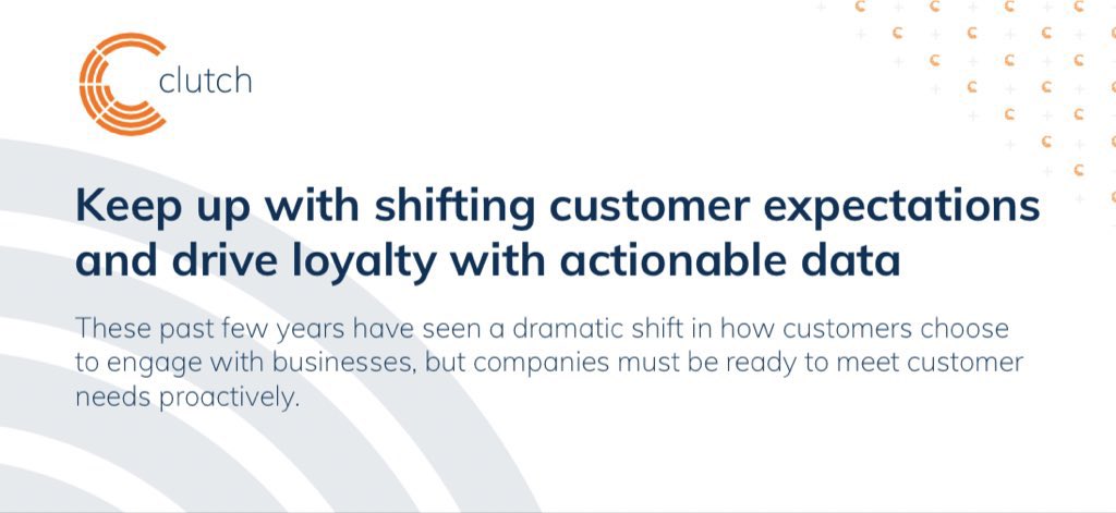 Want to learn how to use actionable data to drive loyalty in your business? Click the link below to learn what data is ideal for driving customer loyalty.

clutch.com/wp-content/upl…

#clutch #loyalty #blog #customer #business