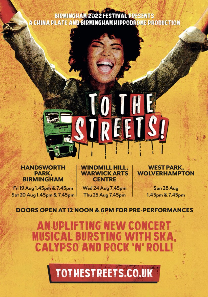 FlexusDance's tweet photo. We are so excited to be representing @WvCep for the @YourOldChina Curtain Raiser, as part of the Pre Show Performance to the #WvSameDifference Youth Festival💥
West Park, Wolverhampton THIS SUNDAY!
12pm & 6pm💫
Co-Producers
@brumhippodrome
China Plate
#ToTheStreetsMusical https://t.co/hg4Xe7AIoy