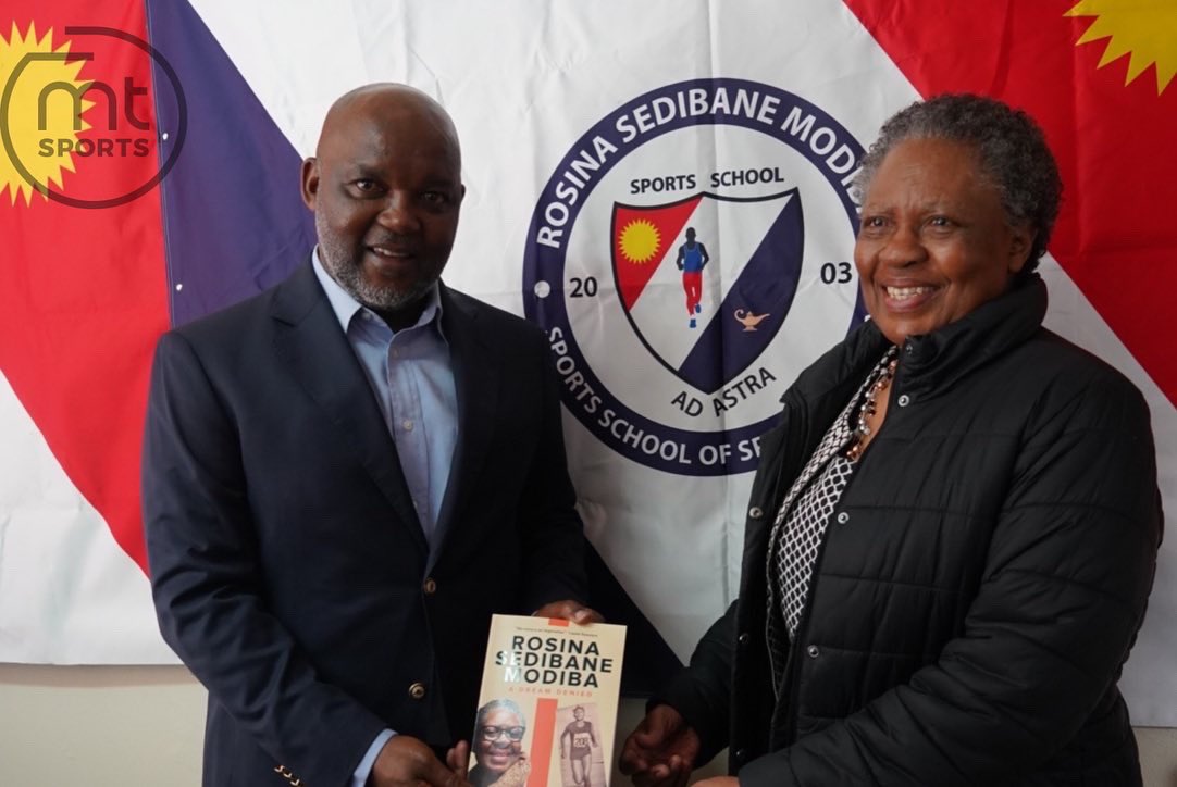 TheRealPitso's tweet photo. Today I was honoured with the opportunity to join the MEC of Education, @Lesufi , Mrs Rosina Sedibane Modiba, and all the dignitaries to launch the Rosina Sedibane Modiba Sports School of Specialisation. 

#ChangingTheGame #PMSS https://t.co/kw4CTOH34Z