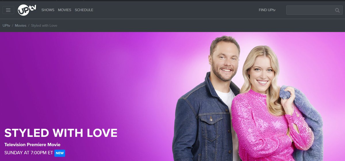 My first TV movie, STYLED WITH LOVE has its US premiere on UP TV this Sunday 28th August at 7pm ET! 🎉 If you're in America, please do tune in to watch. Can't wait for you all to see it! 💫👗💘⭐️#romcom #iwrotethis #moviepremiere #styledwithlove #uptv uptv.com/movies/styled-…