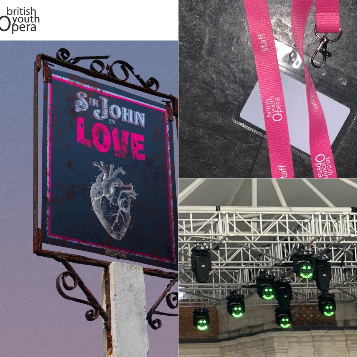 Even the lighting rig is smiling!!! #DressRehearsal underway here. Another #DressRehearsal this evening #BYOJohn #BYO <a href="/BYOpera/">British Youth Opera</a> #Opera #SJIL