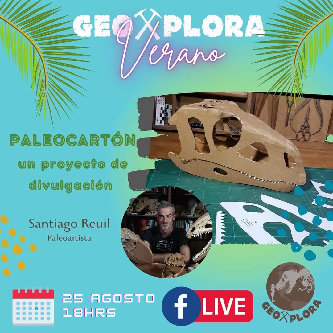 GeoXplora (@geoxplora) on Twitter photo Este Jueves en punto de las 18 hrs (MX) y 20 hrs (ARG) nos vemos en el Verano GeoXplora con nuestro invitado Santiago Reuil <a href="/SReuil/">Santiago Reuil</a> hablándonos de su proyecto Paleocartón desde Argentina 😃 Este Jueves en punto de las 18 hrs (MX) y 20 hrs (ARG) nos vemos en el Verano GeoXplora con nuestro invitado Santiago Reuil <a href="/SReuil/">Santiago Reuil</a> hablándonos de su proyecto Paleocartón desde Argentina 😃