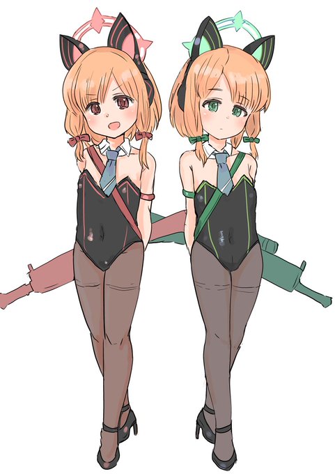 バニーさんの日なのでまんじゅうじゃないモモミドも描いた 