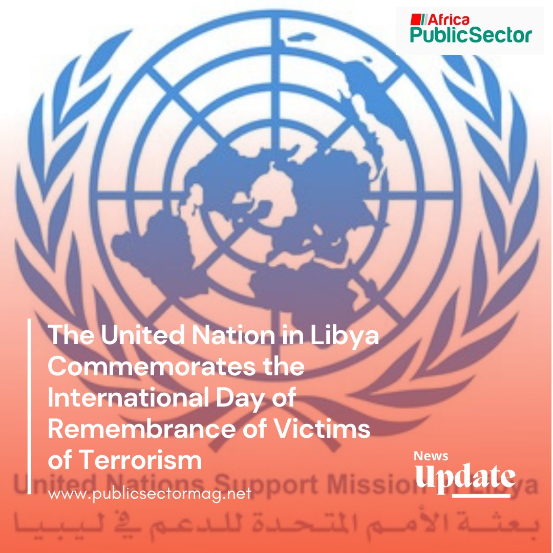 apublicsector's tweet photo. In Tripoli, the UN in Libya commemorated the International Day of Remembrance of and Tribute to the Victims of Terrorism at the memorial that was erected in honor of staff who lost their lives during the 10 August 2019 attack in Benghazi. 

Read more: https://t.co/BRJ80JfuWZ https://t.co/URp7ArCJ4A
