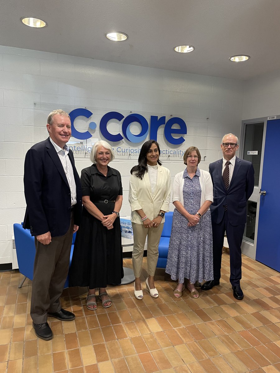 Joanne_NL's tweet photo. Incredible things are happening at @ccore1975 in St. John’s and it was a pleasure to visit with Minister @AnitaAnandMP.

With support from Defence Research and Development Canada, we're finding global solutions for defence, satellites and radar from Newfoundland &amp; Labrador. https://t.co/UIc3nz5d8F