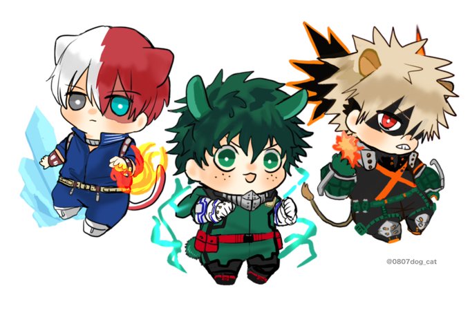 mha オリジン組※ケモ耳注意 