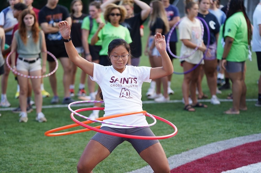 AquinasCollege's tweet photo. More fun shots from last weekend, as we welcomed the newest Saints to campus! https://t.co/QkrEmKt5sW