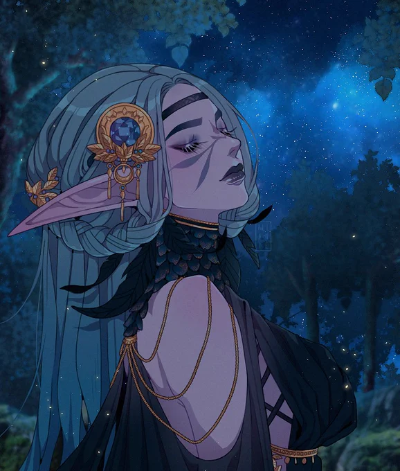 my lovely girls Yllande &amp; Yseldra #MightOfNightElves 