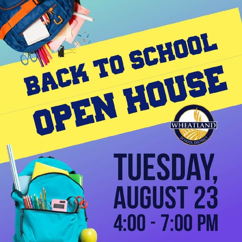 WCSWarhawks's tweet photo. We can't wait to see our students & families at Back to School Open House! Stop by any time between 4 and 7 tonight to get your schedule, meet your teacher, visit your cubby or locker, and get excited for the upcoming school year that begins on Monday! #wcsflight #flight2future https://t.co/wVi8wwrR1d