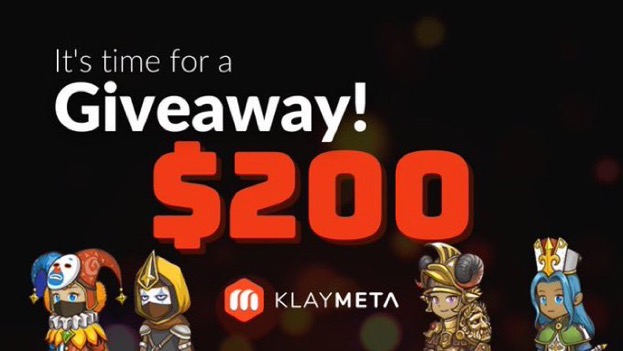 sazfps's tweet photo. 💰 GIVEAWAY #2 💰

Teamed up with @KLAYMETA once again to giveaway $200 to 2 lucky winners!

- Follow @KLAYMETA + @sazfps
- Like &amp; RT
- Tag 3 friends 

48 Hours ⏰ #ad https://t.co/UXCeLiGzb1