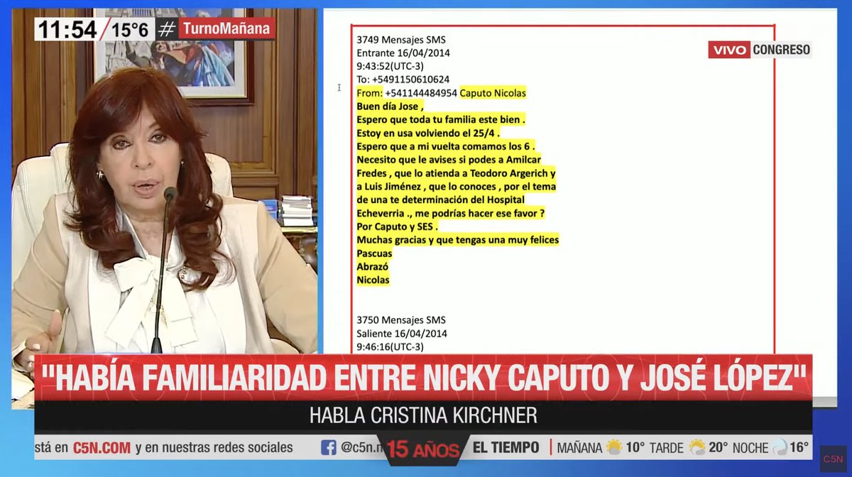 SergioChouza's tweet photo. LO DIO VUELTA. CRISTINA ESTÁ PROBANDO QUE LA CORRUPCIÓN FUE MACRISTA. https://t.co/PHUOpI2TcQ