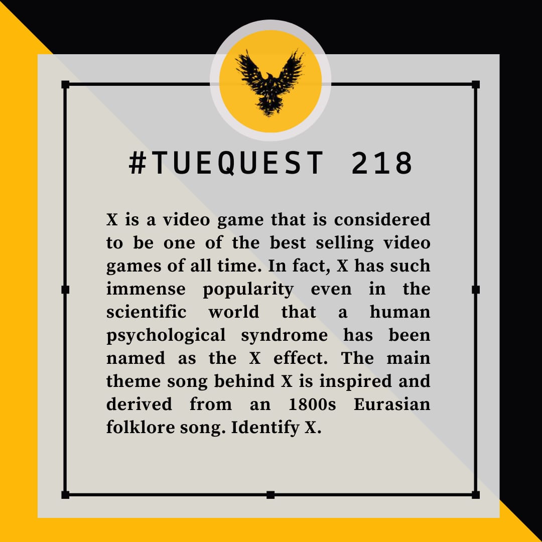 SRCCQuiz's tweet photo. TueQuest is here again to get your mind working.
Send in your answer for #TueQuest 218 in the DMs!
#quiz #quizgame #quizquestions #quiztime #quizinstagram #quizzes #quizzer #fun #knowledge #srcc #delhi #du #delhiuniversity #questions #challenge #videogames #gaming #gamer https://t.co/pVW1k7wjZd