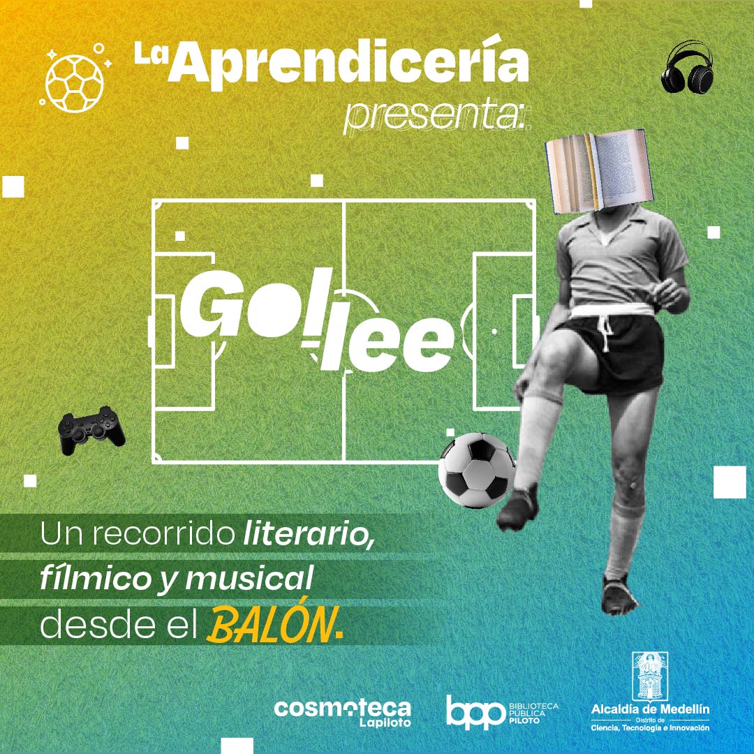 BPPiloto's tweet photo. En #COSMOTECA Lapiloto hicimos Gol lee, ⚽📘 una entrega en la que el fútbol es una excusa y una invitación para hablar de letras, música, cine y goles patrimoniales. ¿Nos acompañas en esta nueva aventura?

¡Pasa!, descubre y comparte: https://t.co/uQN3ydQcnl. https://t.co/HOuLclScoC