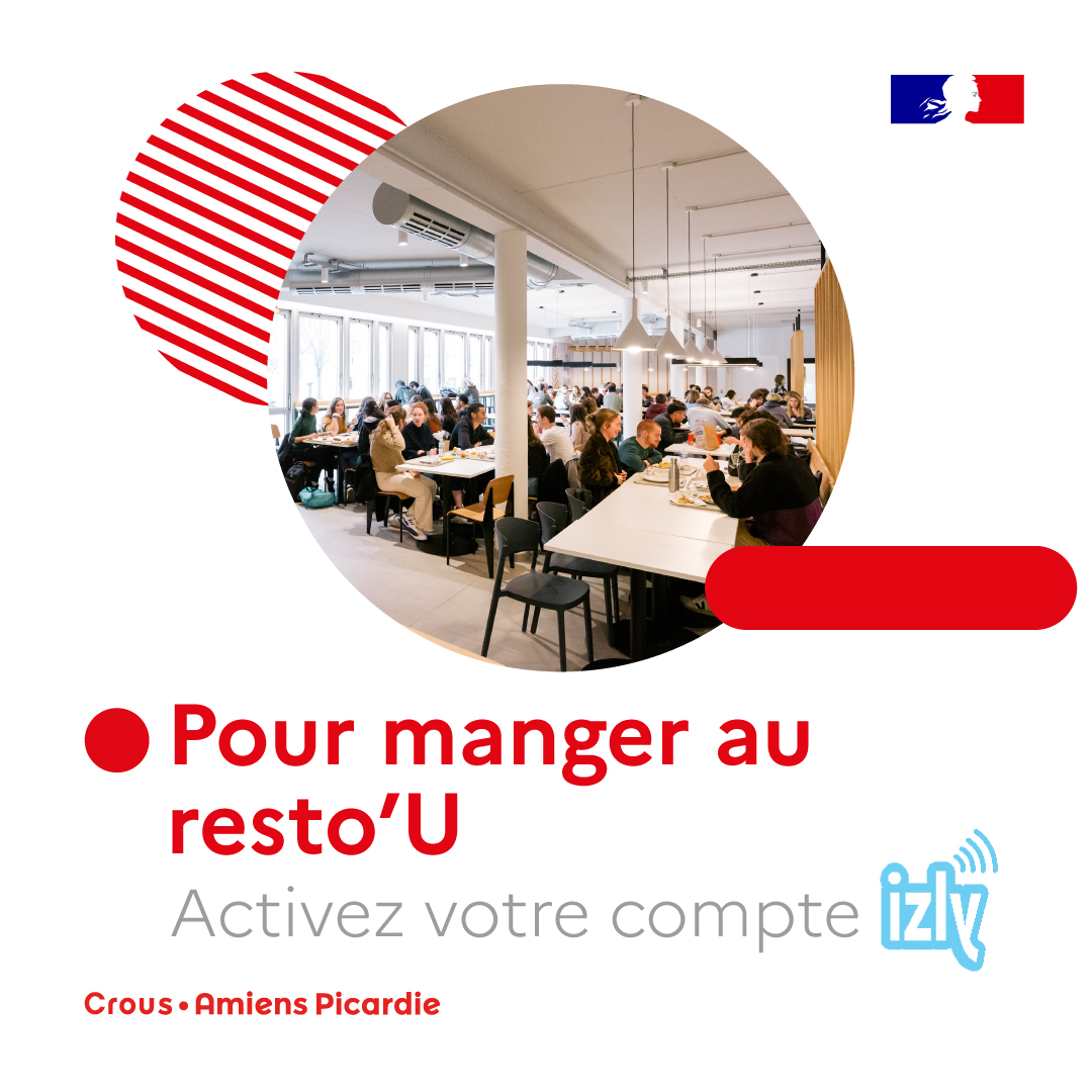 [RENTRÉE] 1ère rentrée ? Si vous avez fait vos démarches pour la CVEC, c'est le moment d'activer votre compte #Izly ! Vous pourrez ainsi manger en resto'U à la rentrée et bénéficier du tarif social étudiant 😎
Plus d'infos 👉 swll.to/ActivezIzly