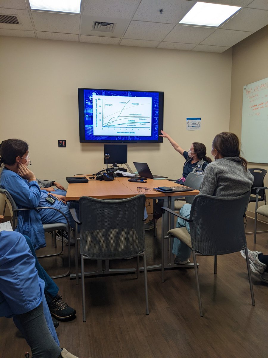 BIDMCPharmRes's tweet photo. Proud of @critcarebritt and #TwitterlessRay, our PGY2 CC #PharmRes for their sedation in-services for our #MICUFICU teams! 👏
Our pharmacists regularly contribute to interprofessional education! 🧠
#PharmICU #TwitteRx https://t.co/aKzM1MlwME