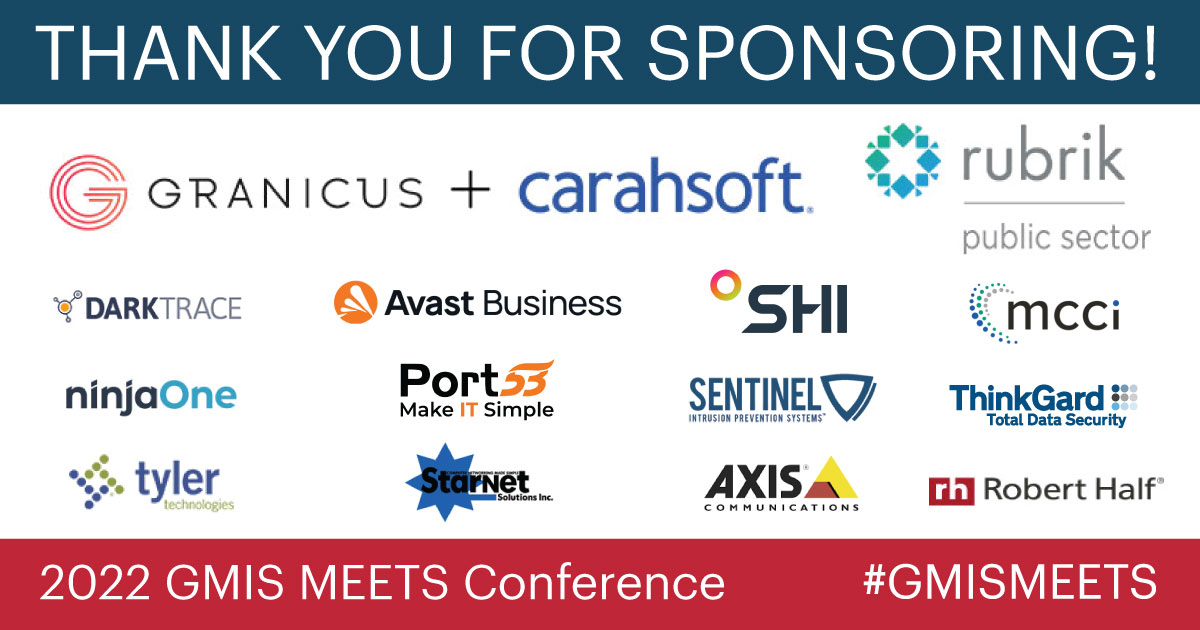 GMISInt's tweet photo. Thanks again to all our #GMISMEETS sponsors and supporters! https://t.co/81j5y86atO