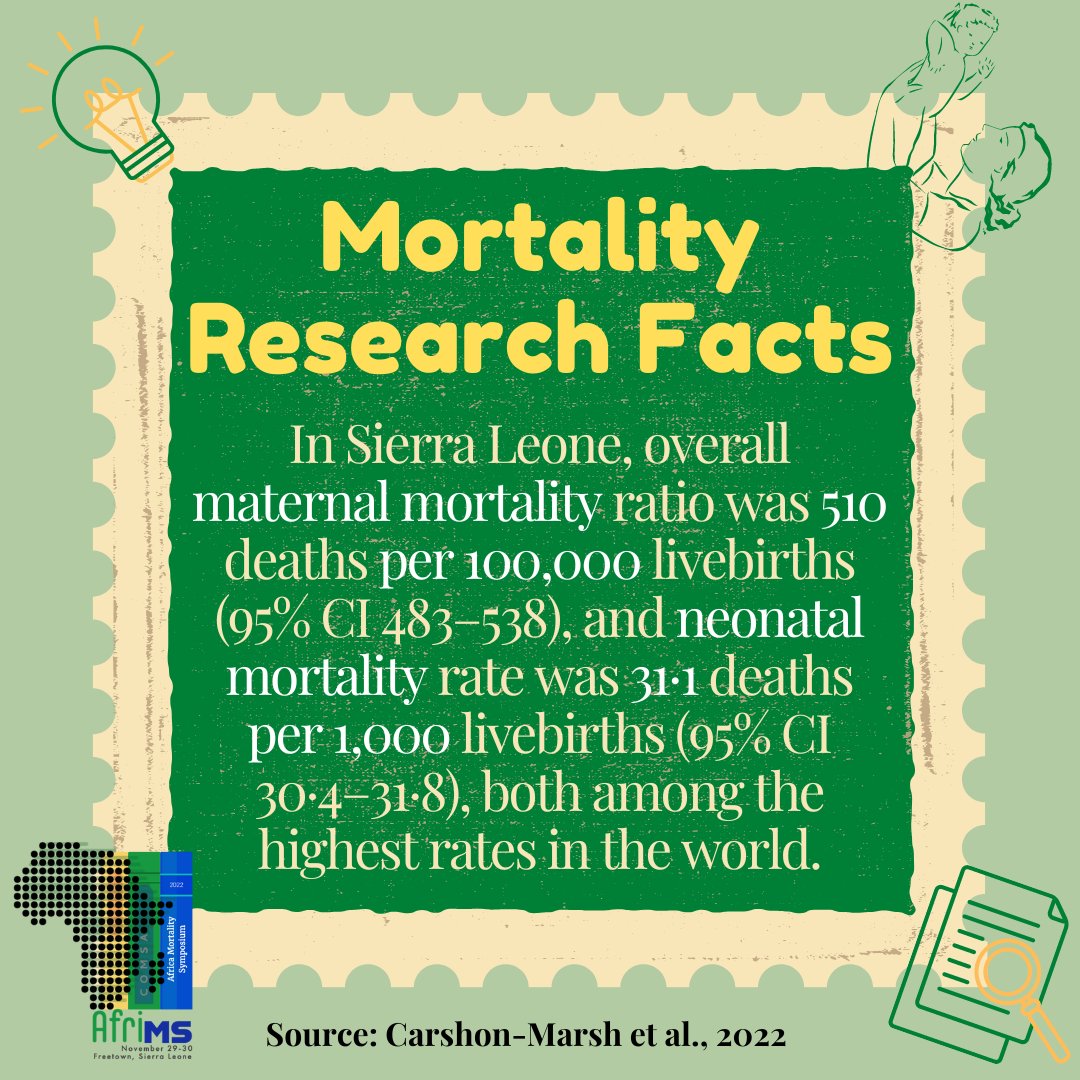 #DidYouKnow

For more information, please check out: 10.1016/S2214-109X(21)00459-9

#globalhealth #mortality #SierraLeone #Africa #education #publichealth #research #Freetown #healthcare #epidemiology #AfriMS #healthpolicy #publicpolicy #government #science