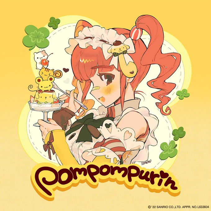 FANCY SANRIO CHARACTERS vol.7描きおろしイラスト③【 Pompompurin × SOREYU 】 #ポムポムプリン 