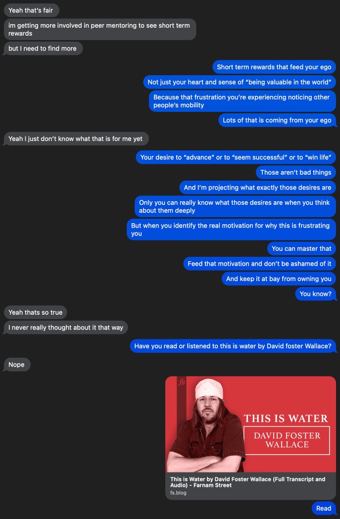 ankitshah's tweet photo. a close friend is in her mid-20s and is getting her PhD at Harvard and becoming an expert in her field

also she's watching her friends find fast mobility in their professional lives, feeling conflicted

we texted about short vs long term games this morning

maybe relevant https://t.co/yKWs1ajLfO