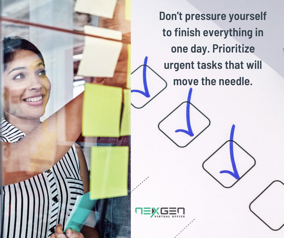 Remote workers struggle to “unplug” after work

Here are 4 tips to make it easier to step away from your desk at the end of the day.

Remote work doesn’t need to be hard - you just need the right systems in place. 

#remotework #worklifebalance #wfh #virtualoffice #NexGenVO