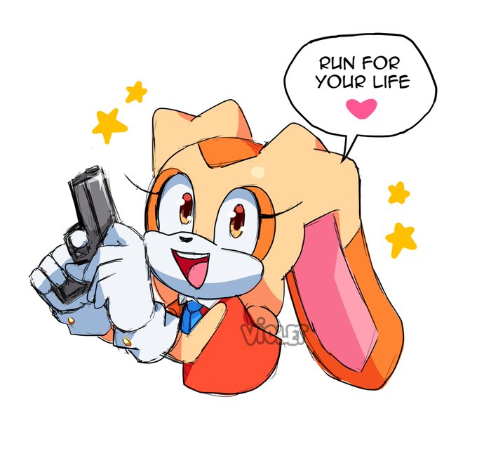 She got Shadow's gun 