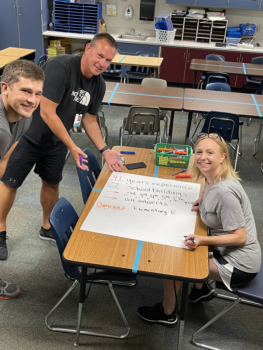 RBoario's tweet photo. Making connections! What experience and talents do you bring to our team?? #RandallSTEM https://t.co/IGsncXA0ZD