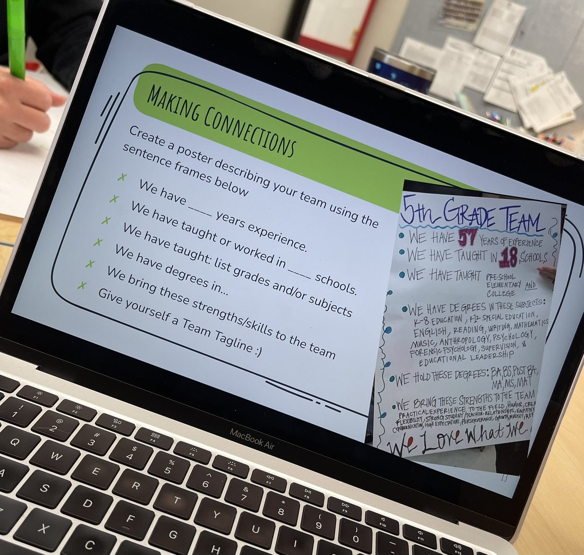 RBoario's tweet photo. Making connections! What experience and talents do you bring to our team?? #RandallSTEM https://t.co/IGsncXA0ZD