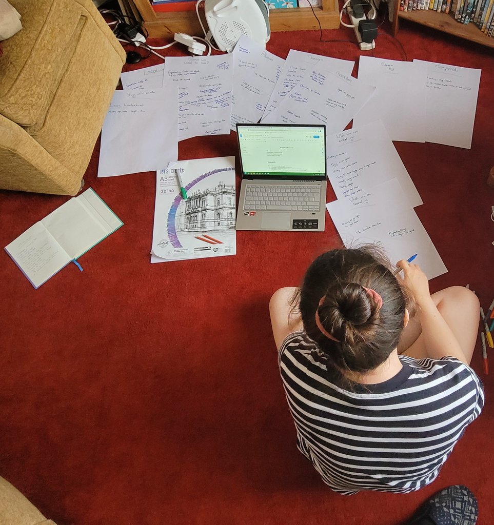 R&amp;D for our next show starts here! Excitedly brainstorming new ideas to play with in the rehearsal room. The new devising techniques from <a href="/WardrobEnsemble/">The Wardrobe Ensemble</a> are already working a treat!