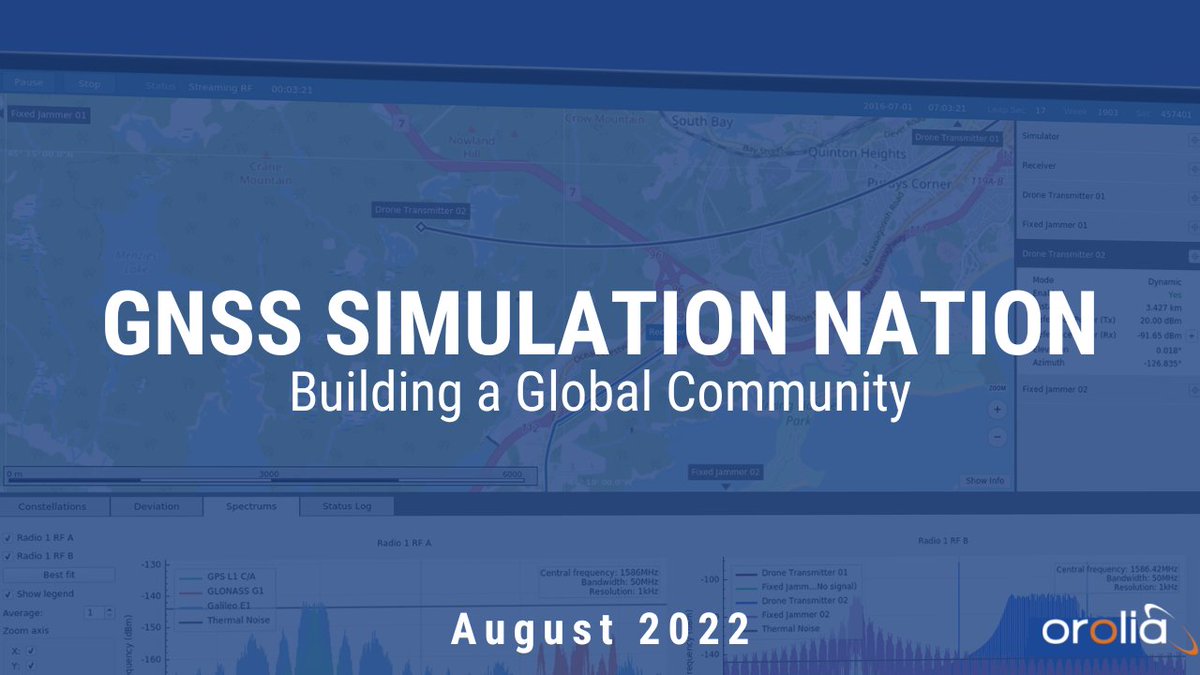 SafranNT's tweet photo. This week we are releasing our August #GNSS #Simulation Nation Newsletter. 🎉

To read past issues and ensure you are signed up to receive future issues please click here: https://t.co/TtdtibOYkz

#OAPP #OroliaNewsletter #OroliaSimulation #SkydelEverywhere https://t.co/yT0YCqaD1G