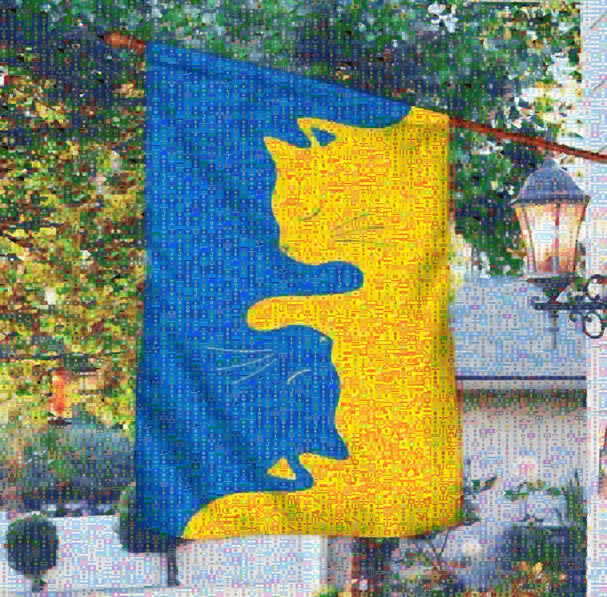 Pixel Flags around the World tweet media