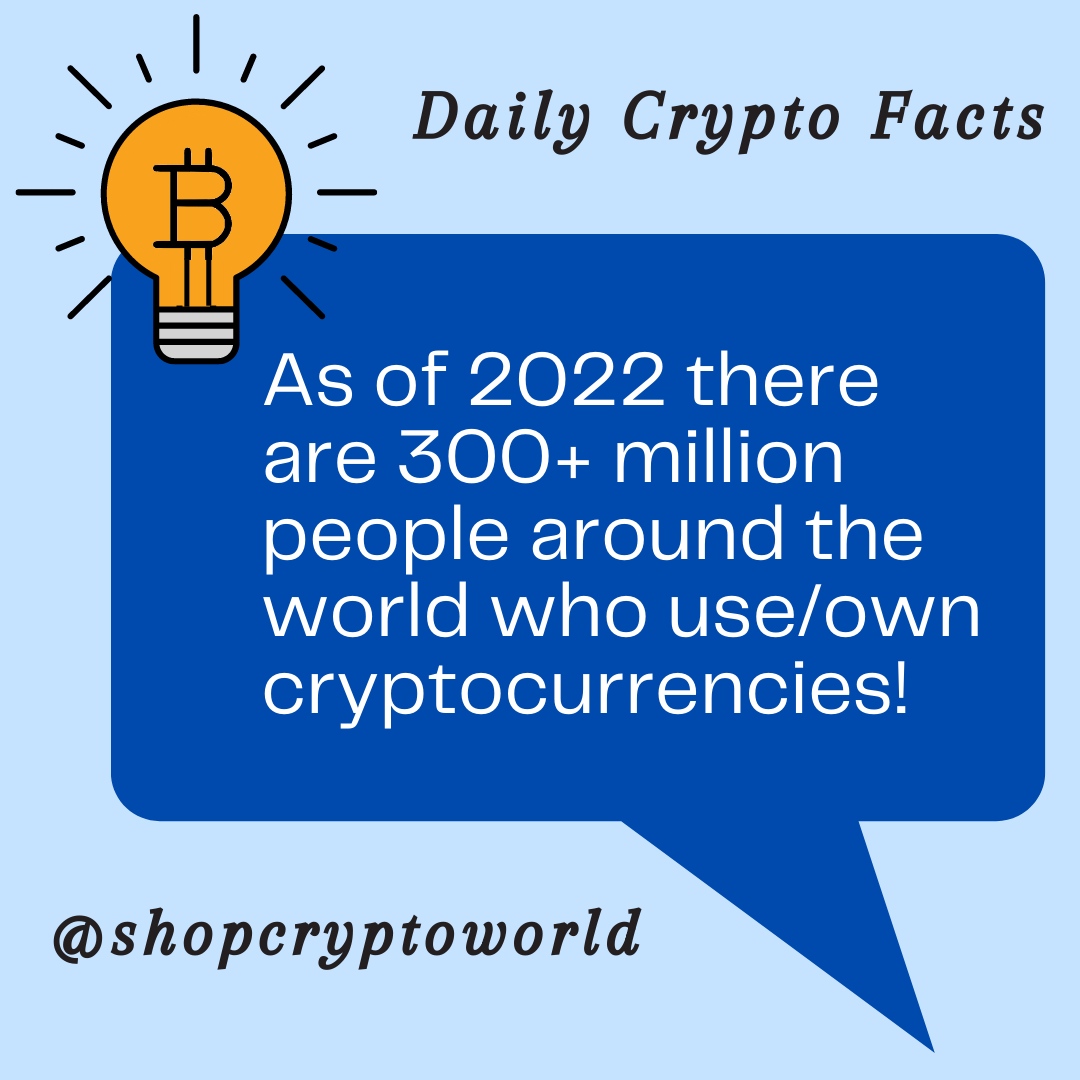 shopcryptoworld's tweet photo. Comment below if you knew this! Visit Crypto World to learn more about cryptocurrency and how blockchain technology is changing the world. #learn #crypto #confidence #cryptoclasses #education https://t.co/xV8T4JRCMt