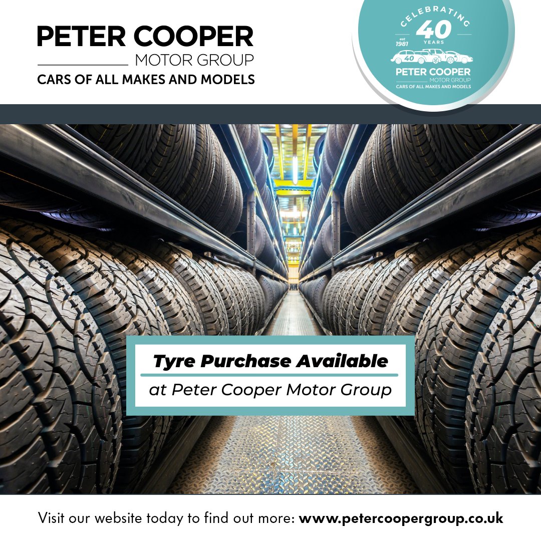 ThePCMG's tweet photo. Buy Tyres from Peter Cooper.
Our service centres can offer a fully fitted tyre service from the world's leading type suppliers.
Enquire today:
https://t.co/uAHhW4SZ8X
#PeterCooperMotorGroup #Aftersales #Tyres https://t.co/tM7S4sH0k2