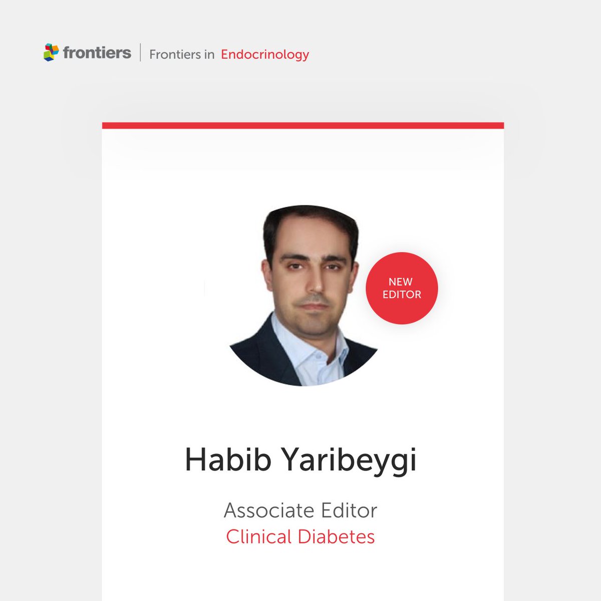 Frontiers in Endocrinology on Twitter "We are delighted to Habib Yaribeygi to the