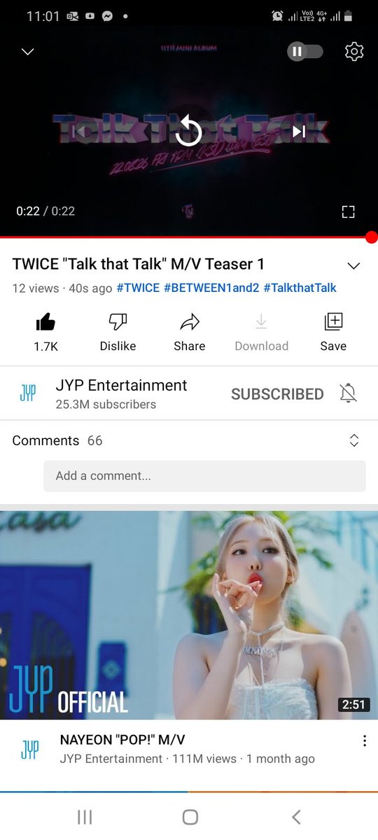 LukekingGood's tweet photo. 13th view utos ni misis

#TalkThatTalk #BETWEEN1and2 #TWICE @JYPETWICE https://t.co/Kf4X0NEcP6